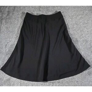 Pendleton Skirt Womens 12 Black Flare A-Line Knee Length Vintage Classic